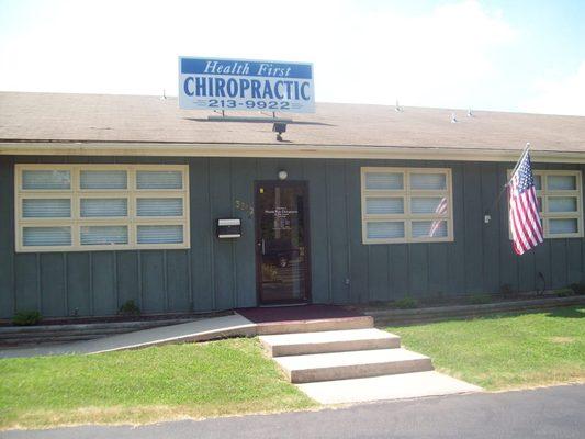 Located inside Dr. Mike Fruendt's spacious, Health First Chiropractic; Dr. Wayne Bagwell's office resides in the back, right wing!