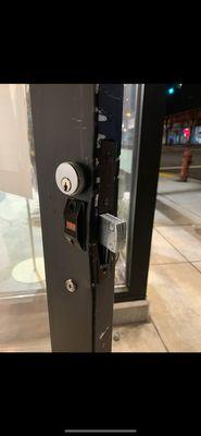 Commercial lock Change