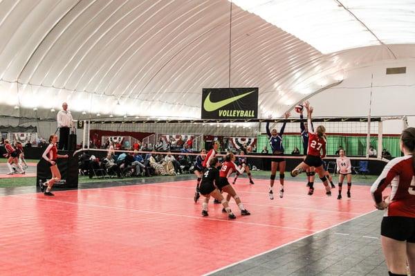 Volleyball tournament at The Dome