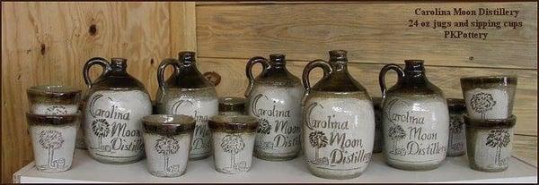 CM Distillery custom pots by PK Pottery, Edgefield