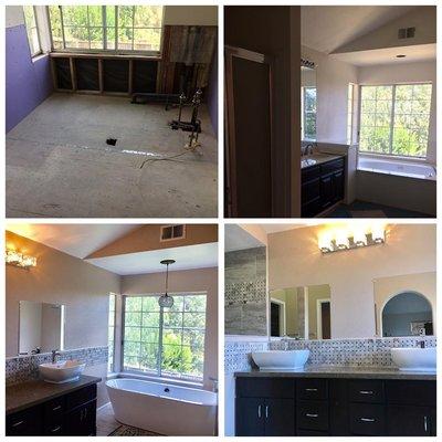 Bathroom Remodel In Livermore (Part 1 Before and after)