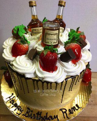 Our famous Henny Cake! One of our best sellers