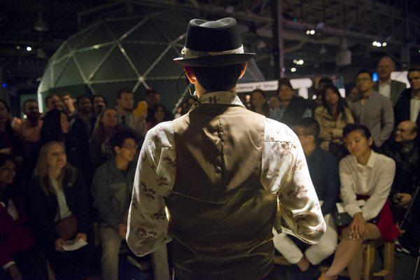 Big crowds at the Exploratorium