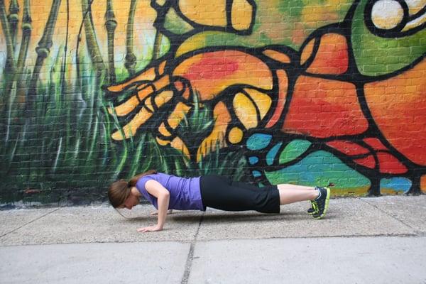 Do push-ups anywhere!