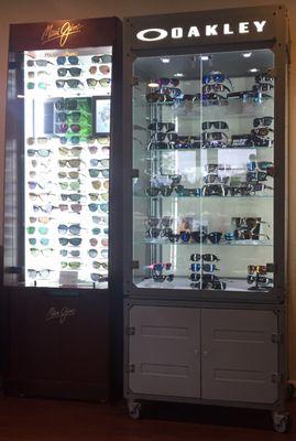 Sunglasses show cases