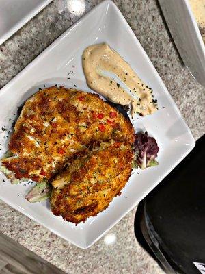 Nola style crab cakes