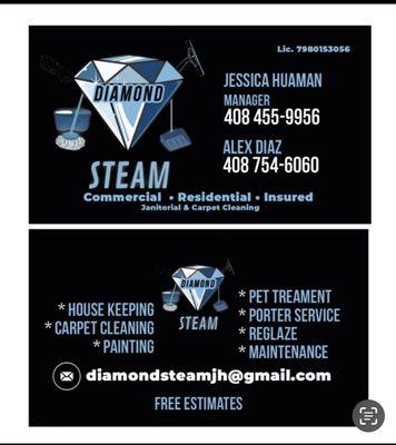 Diamond Steam Janitorial &  Carpet Cleaning