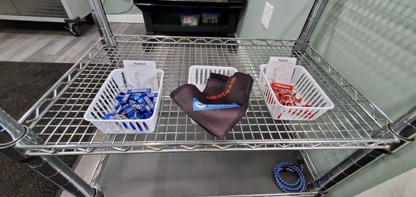 Pick out an ipop phone stand or screen cloth with any purchase or service.