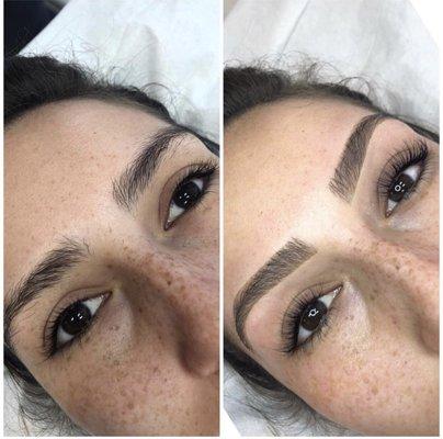 Lash lift   Eyebrow waxed