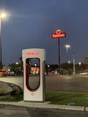 Chargers across from Applebees