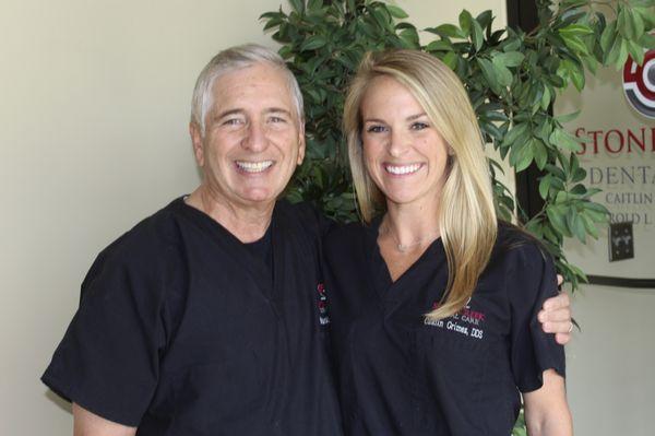 Dr. Harold Ceitlin and Dr. Caitlin Grimes