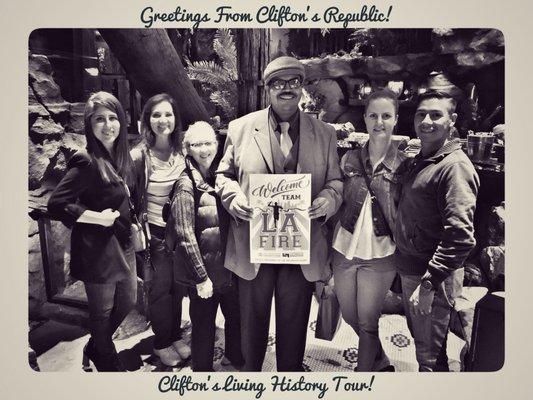 So much to this place....."Clifton's Living History Tour" shares the inspirational context of the landmark eatery!