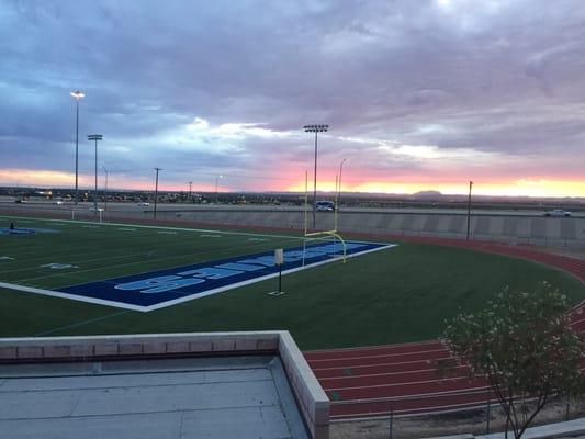 Early morning football game