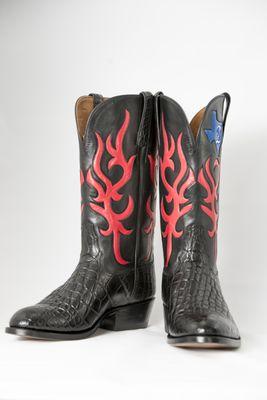 Men's Custom American Alligator Boots