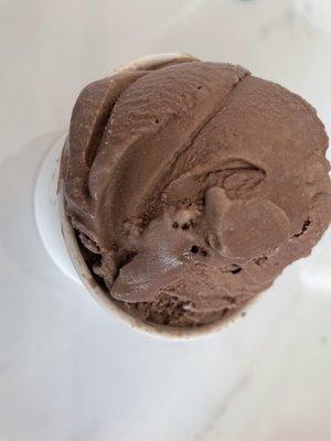 Chocolate ice cream on point!