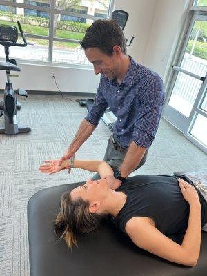 manual therapy for shoulder external rotation