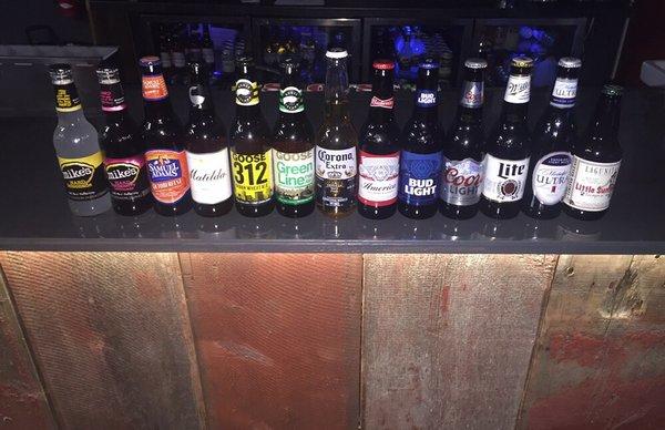 We are a full bar. Beer and hard liquor. Great prices.