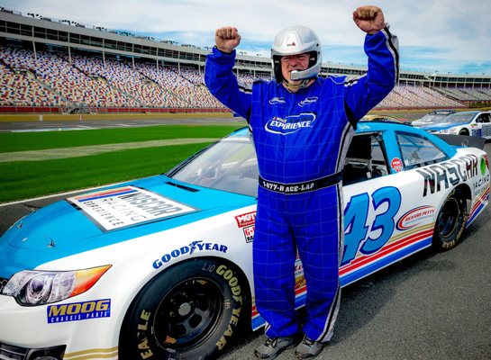 We put YOU in the drivers seat of a real NASCAR race car that's come straight from the NASCAR teams.