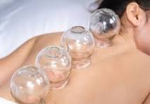 cupping therapy - by  using negative pressure, adhesions, knots, scar tissue and toxins are being released and nervous system is being sooth