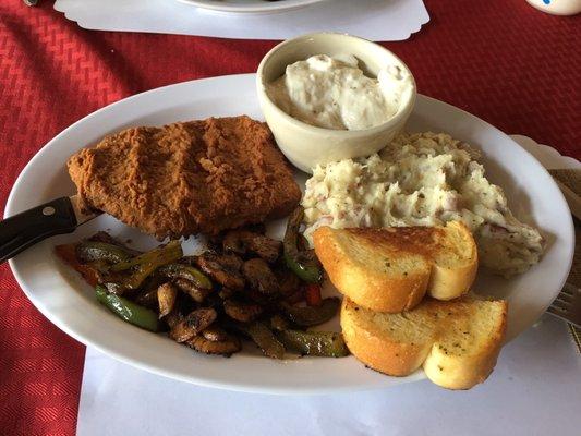 Fried steak