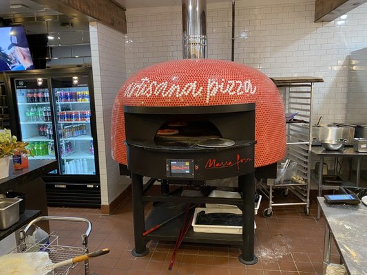 Gas fired pizza oven