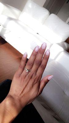 Beautiful job! Gel manicure. So pretty and shiny!