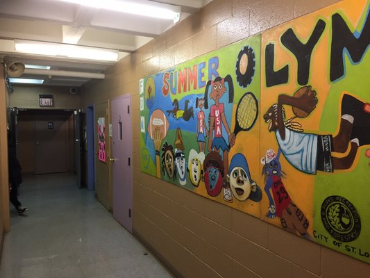 Beautiful mural to celebrate the kids we serve