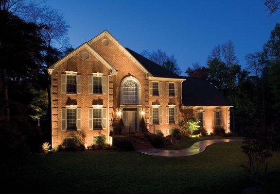 facade and architectural lighting in Midlothian, VA