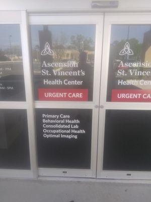 Ascension St.Vincent's Doctors office