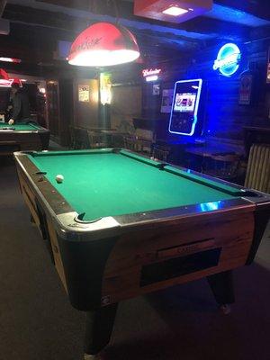 1 of 3 pool tables.