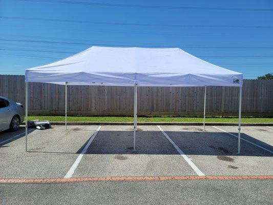 10' x 20' Pop-up tent