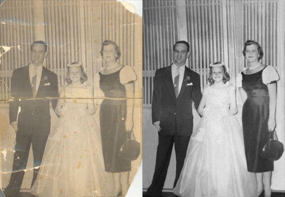 Old photos can LIVE again with skillful restoration.