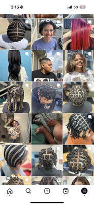 Styles from my Instagram page @hair_by_tiny_