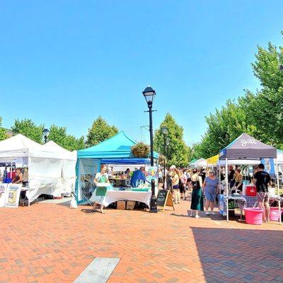 Fells Point Farmer's Market adjacent to the waterfront