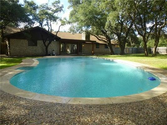 4 bedroom, 3 full bathrooms, over 2,000 square feet.  Pool and huge yard.