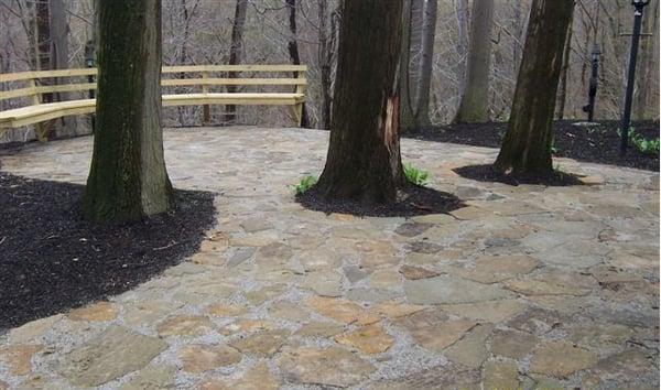 natural stone patio