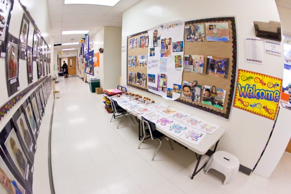 Lower School /  Early Childhood hallway