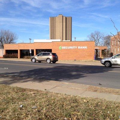 The Security Bank of Kansas City branch at 966 Central Ave in Kansas City, KS.