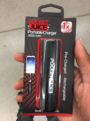 Portable chargers. We have different styles