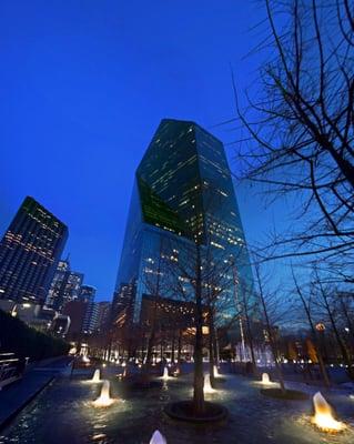 Fountain Place @ Night