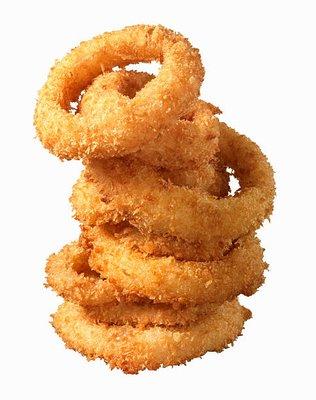 Deep fried onion rings