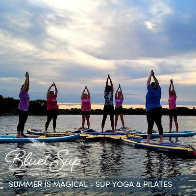 Refreshing Yoga and Pilates Classes only at Bluet SUP