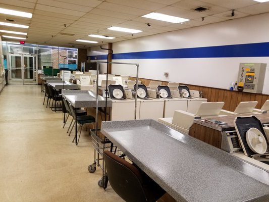 Middle view showing floor washers.