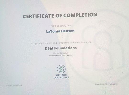 Certification