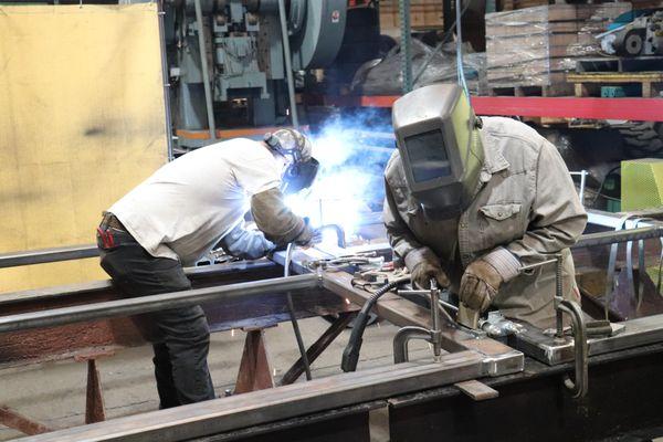 Our Welders Jimmy and Mike hard at it!