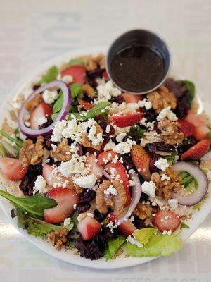 Strawberry Almond Salad