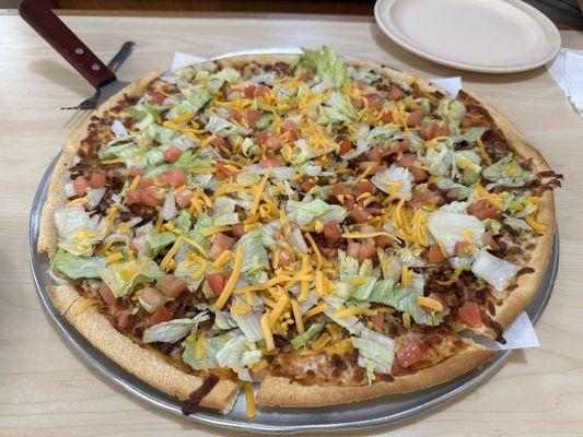 Large Taco Pizza