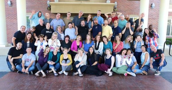 Our crazy Leadership Team at a recent retreat!