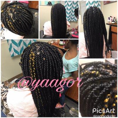 Long box braids