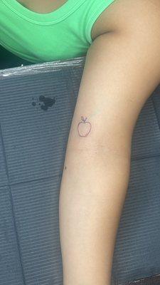 Apple tattoo